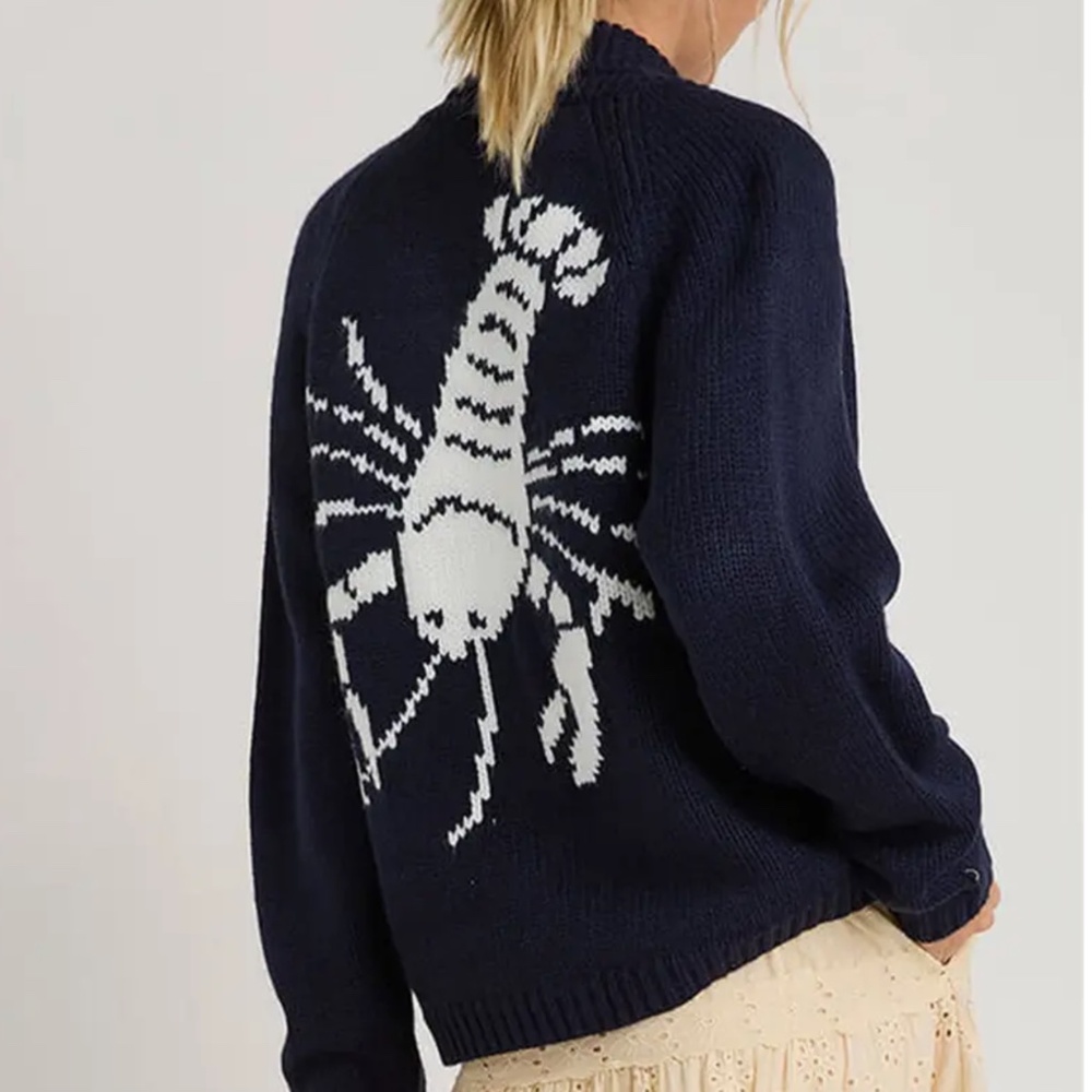 New! Lobster Cardigan